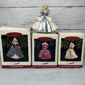 4 Vtg Hallmark Keepsake Barbie Ornaments Christmas Collector’s Series Holiday - Picture 1 of 13