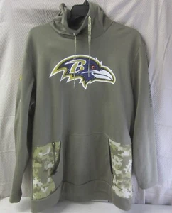 Baltimore Ravens Nike 2022 Salute to Service On Field Hoodie Men's Large - Picture 1 of 9