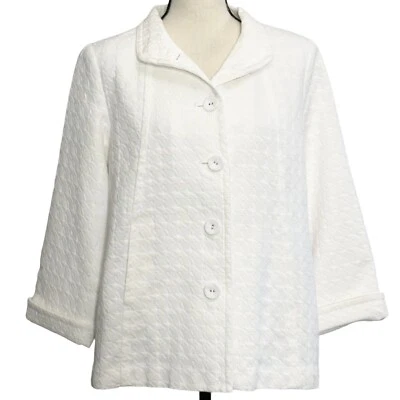 Chaqueta Blazer Linea by Louis Dell’Olio M Blanca Pata de Gallo Foto 1 de 4