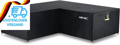 BESUCHE DEN AWNIC-STORE Awnic Abdeckung Für Lounge Sofa L-Form Outdoor Rattansofa Abdeckung Schutzhülle