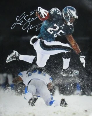 Foto firmada/automática por LeSean McCoy 16x20 Philadelphia Eagles PSA/DNA 193334 Foto 1 de 3