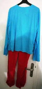 Lutin Large Smurf Adult Costume Size 50/52F Caesar - UK 40/42 - Picture 1 of 2