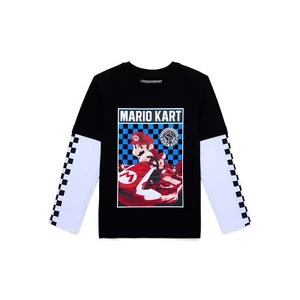 Mario Kart Boys Long Sleeve Graphic Tee Size 18 - Picture 1 of 3