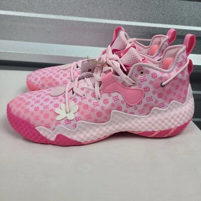 Adidas Harden Vol 6 Monogram Pink Men's Basketball Shoes Size 12.5 GW9033 - Image 1 of 4