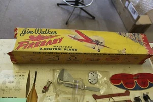 Jim Walker, "Firebaby" Vintage Control Line Plane Kit W/Engine - Picture 1 of 6