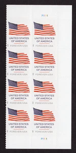 Scott #6016 Flag Plate Block of 10 Forever Stamps - MNH - Picture 1 of 1