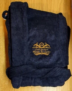Monograma de corona albornoz bordado personalizado regalo de Navidad regalo de cumpleaños - Imagen 1 de 12