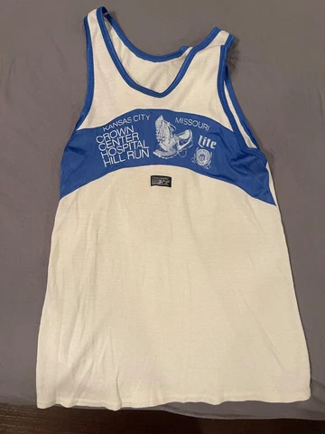 Kansas City Hospital Hill Jersey Vintage Marathon L Large Retro 80s Cover