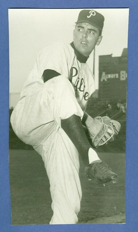 1954 Curt Simmons Baseball Original Press Photo, Philadelphia Phillies - Image 1 of 2