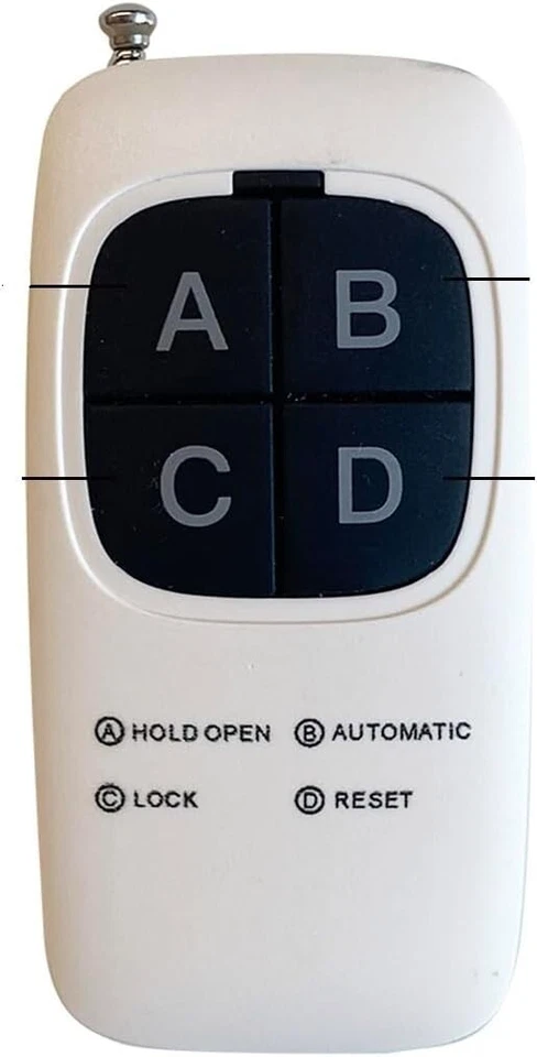 Automatic Swing Door Opener Olide120B Remote Control Fob Keychain Handheld - Image 1 of 4