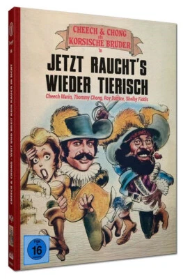 Mediabook CHEECH & CHONG Jetzt rauchts wieder tierisch BLU-RAY Corsican Brothers - Bild 1 von 2