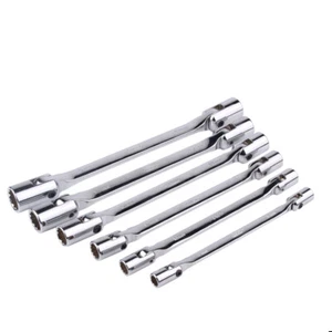 Llave métrica de extremo de caja flexible doble cabezal flexible herramienta de reparación manual - Imagen 1 de 11