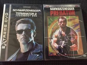 Arnold Schwarzenegger Dvd Lot Terminator 2 & Predator - Picture 1 of 2