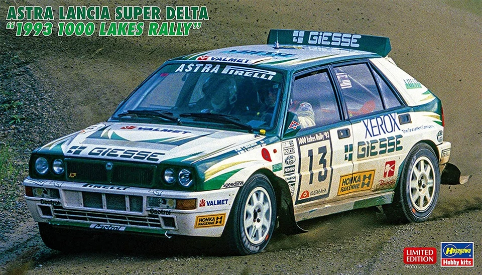 HASEGAWA 1:24 KIT AUTO- ASTRA LANCIA SUPER DELTA RALLY 1000 LAKES 1993 ART 20507 - Immagine 1 di 1