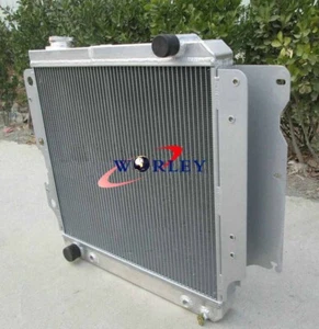 Aluminum Radiator For Jeep Wrangler YJ/TJ/LJ RHD 1987-2006 AT/ MT 90 91 92 93 94 - Picture 1 of 4