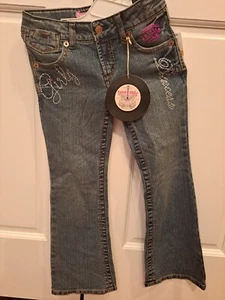 Freestyle Girls Jeans With Bling Embellishments Size 6x Princess NWT - Picture 1 of 6