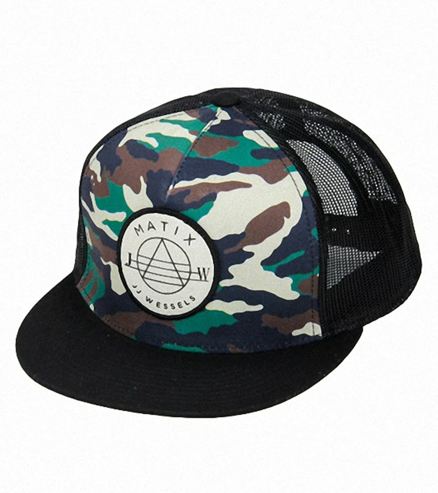 Gorra Matix Surf Streetwear Gorra Campamento Papá Snapback Sombrero Jj Wessels Camionero Camuflaje Foto 1 de 1
