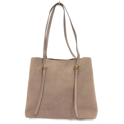 Ralph Lauren POLO RALPH LAUREN Tote Bag Suede Shoulder Bag Beige Ladies - Image 1 of 4
