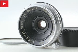 【EXC +5】 Canon 25mm f/3.5 LTM L39 Leica Screw Mount Lens Topogon de JAPÓN - Imagen 1 de 12