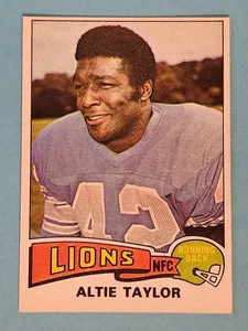 Topps Altie Taylor Detroit Lions 1975 #481 excelente casi nuevo+ 🏈 - Imagen 1 de 10