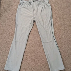 Adidas Baseball Pants Men's M NWOT Green Pinstripe/Logo - Picture 1 of 4