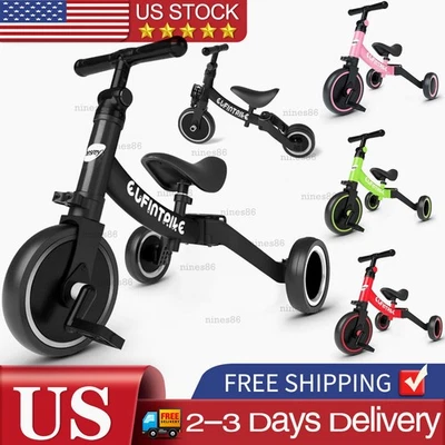 BESREY 24" inch Length Toddler Balance Bike 1-5 Years old Adjustable Seat first gift