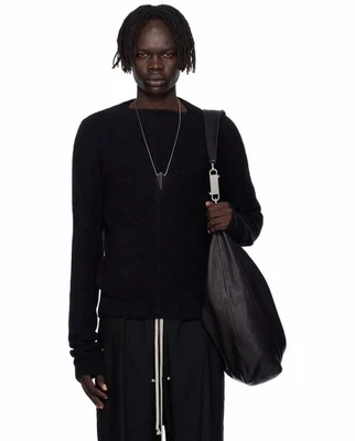 Suéter Rick Owens Concordians Negro Para Hombre Talla Mediana - RR02D6690 - WSBR- Foto 1 de 4
