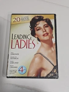 Leading Ladies: 20 Classic Movie Collection (DVD, 2012 4-Disc Set) Monroe SEALED - Picture 1 of 5