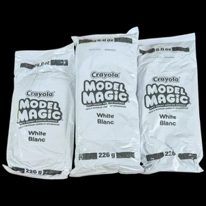 Crayola Model Magic Clay Modeling 8 oz White 3 Packs (24 oz Total) - Picture 1 of 6
