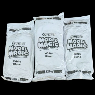 Crayola Model Magic Clay Modeling 8 oz White 3 Packs (24 oz Total) - Image 1 of 4