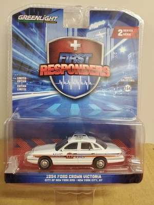 Greenlight 1/64th scale NYC EMS 1994 Ford Crown Victoria - Image 1 of 2