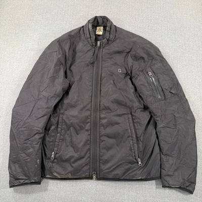 Nike NIKELAB ACG Metamorphosis Jacket Mens Medium Black Bomber Full Zip Puffer** - Image 1 of 4