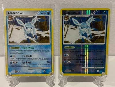 2009 Pokemon Glaceon #41/111 Base/Reverse Holo MP/HP (See Desc) - Image 1 of 4