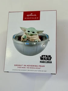 2024 Hallmark Keepsake Ornament~ Star Wars Grogu In Hovering Pram Christmas New  - Picture 1 of 1