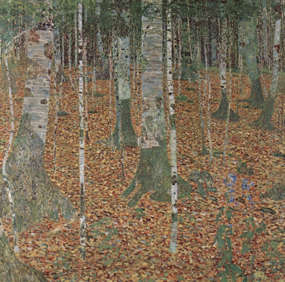 Impresión artística de archivo Gustav Klimt Birch Forest 1903 17"x 22" Foto 1 de 1