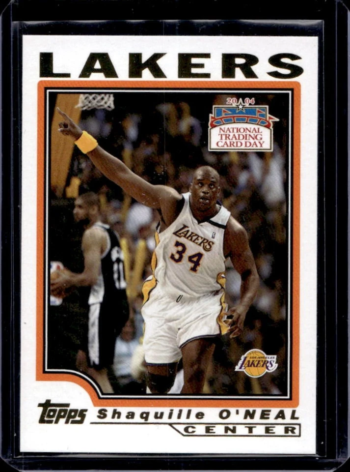 2004 Press Pass National Trading Card Day Shaquille O'Neal #9 Lakers - Image 1 of 2