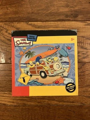 Rompecabezas de 100 piezas THE SIMPSONS - 2007 sellado de fábrica marcas MEGA - Matt Groening Foto 1 de 4