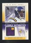 2004 Ex Daunte Culpeppe Clearly Authentics Game Worn Patch  #Ed 82/90 Vikings