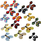 10pcs volant dans le livre Fairy Rubber Band Powered Wind Up Butterfly Card 