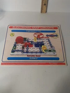 ELECTRONIC SNAP CIRCUITS Projects 1-101 instruction manual ONLY..2012 - Picture 1 of 2
