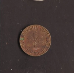 1950F West Germany5 Pfennig Coin - Picture 1 of 2