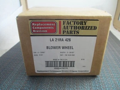 Rueda sopladora inductora Carrier LA21RA426 ¡NUEVA! Foto 1 de 2