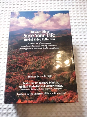 Sam Biser Dr Schulze Save Your Life Herbal Video Complete Collection Vol 7-8 VHS - Image 1 of 4