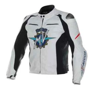 MV Agusta Leather Jacket Racing Biker Leather Jacket Motorbike Motorcycle - Picture 1 of 3