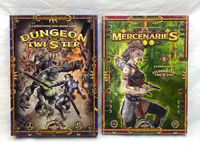 Dungeon Twister + Mercenaries Expansion Asmodee 2005 Exp is New VG/EX + SW - Image 1 of 4
