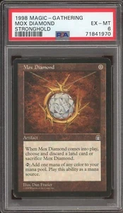 1998 Magic the Gathering MTG Stronghold Mox Diamond PSA 6 - Picture 1 of 2