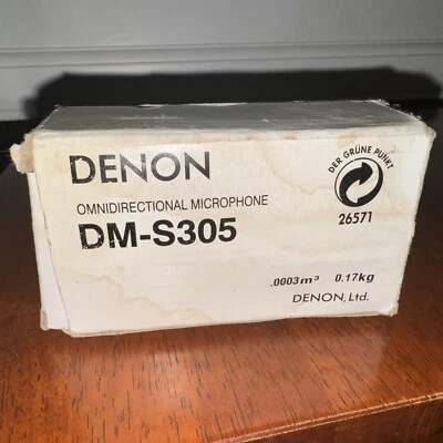 Micrófono de calibración omnidireccional Denon DM-S305 para receptor de sonido envolvente Foto 1 de 4