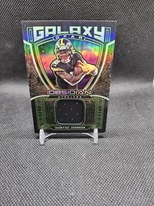 8058D Diontae Johnson 2021 Obsidian Galaxy Gear Electric Etch Green #GG-DJ  /50 - Picture 1 of 3