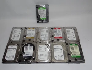 Lot of 11 Mixed Major Brands 2TB SATA 3.5" Desktop Hard Drive HDD Fully Tested - Picture 1 of 5