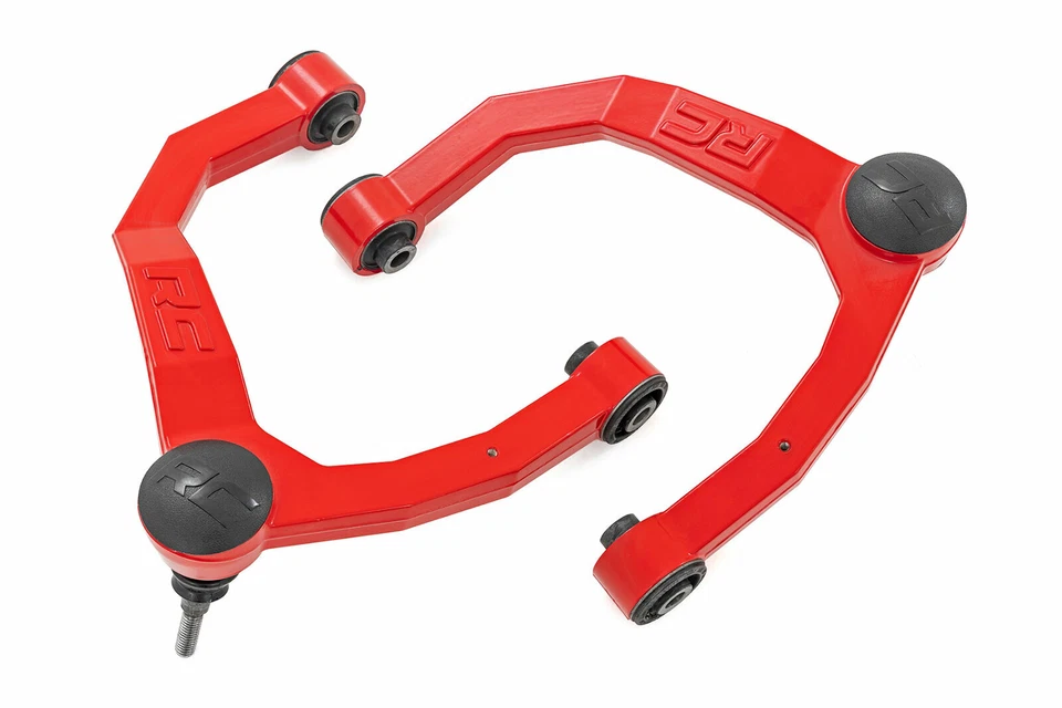 Rough Country Forged Upper Control Arms Chevy/GMC Silverado Sierra 1500 19+ RED - Image 1 of 1